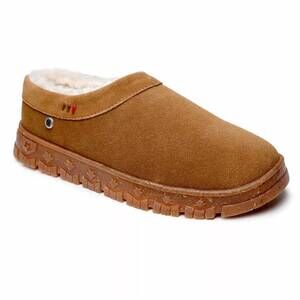 NEW MINNETONKA women's neva clog slippers in tan